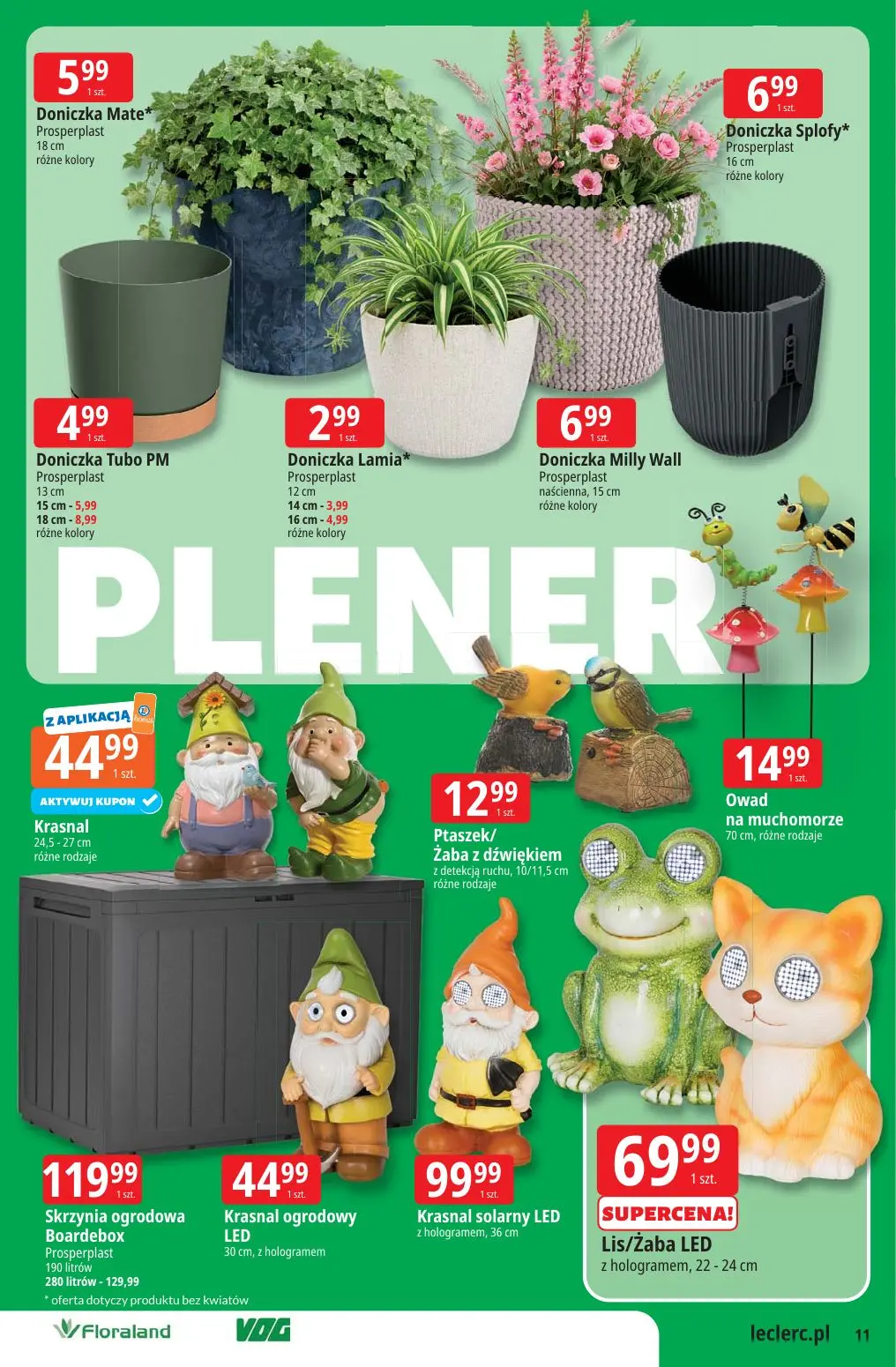 gazetka promocyjna E.Leclerc Katalog wiosenny - oferta rozszerzona  - Strona 11