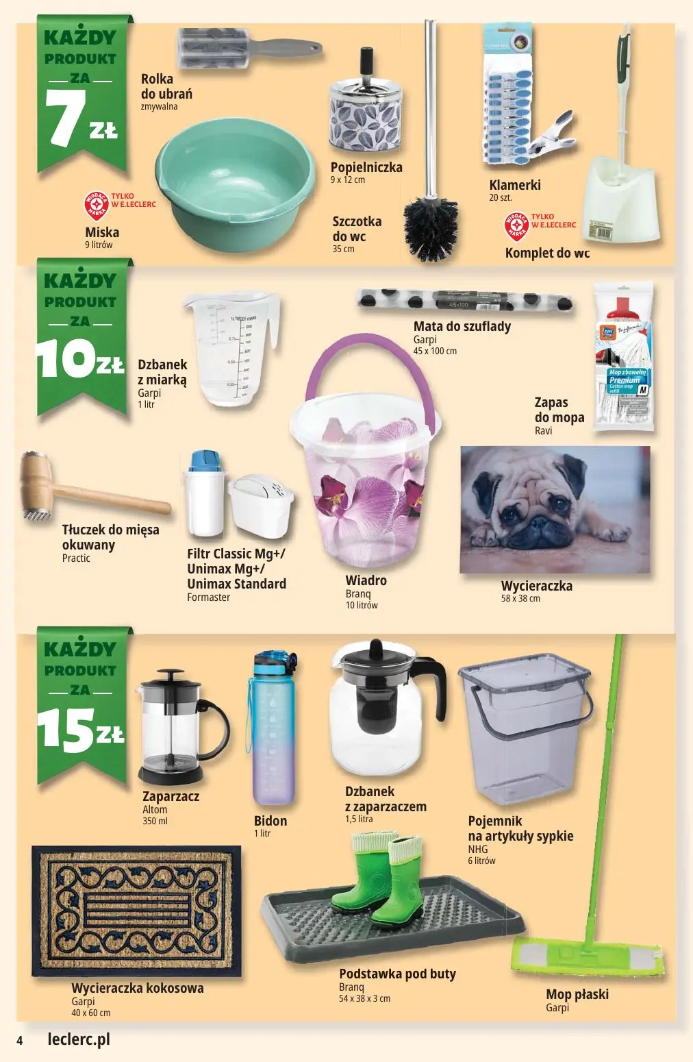 gazetka promocyjna E.Leclerc Katalog wiosenny - Strona 4