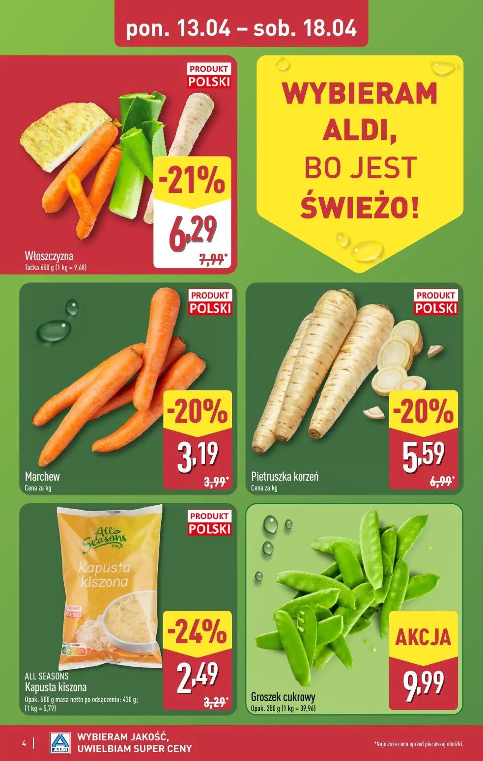 gazetka promocyjna ALDI Wybieram ALDI, bo jest tanio - Strona 4