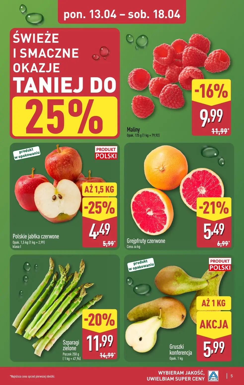 gazetka promocyjna ALDI Wybieram ALDI, bo jest tanio - Strona 5