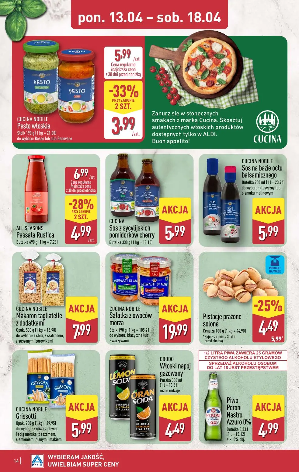 gazetka promocyjna ALDI Wybieram ALDI, bo jest tanio - Strona 14