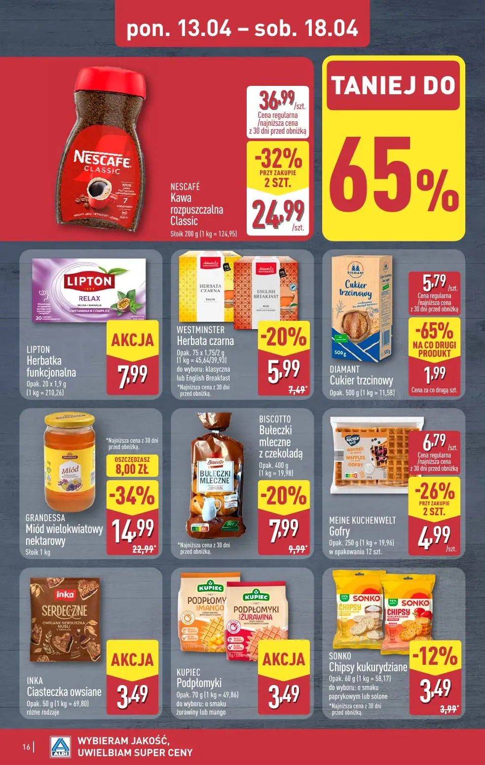 gazetka promocyjna ALDI Wybieram ALDI, bo jest tanio - Strona 16