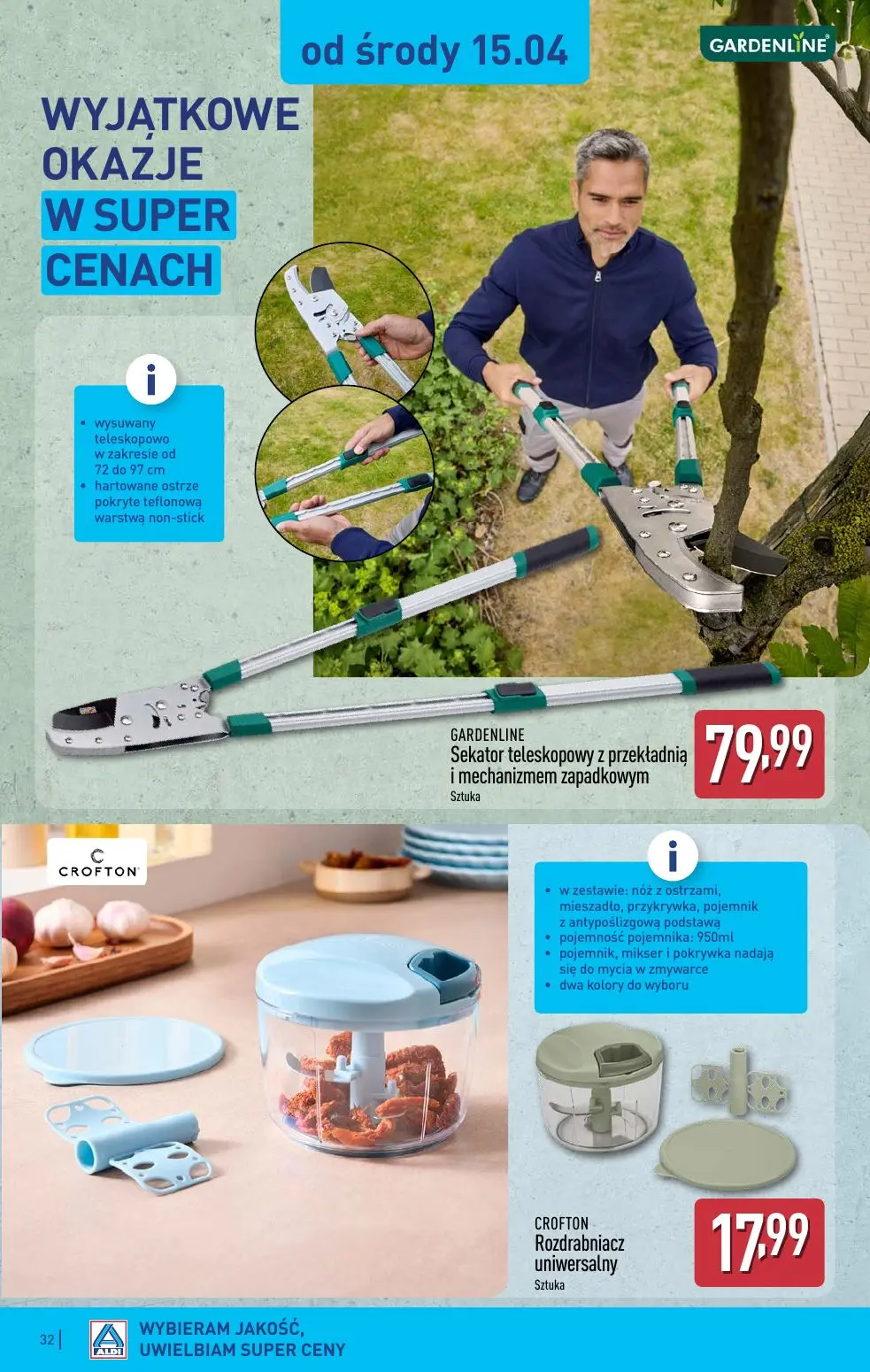 gazetka promocyjna ALDI Wybieram ALDI, bo jest tanio - Strona 32