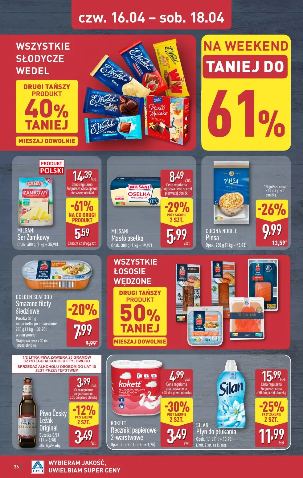 gazetka promocyjna ALDI Wybieram ALDI, bo jest tanio - Strona 36
