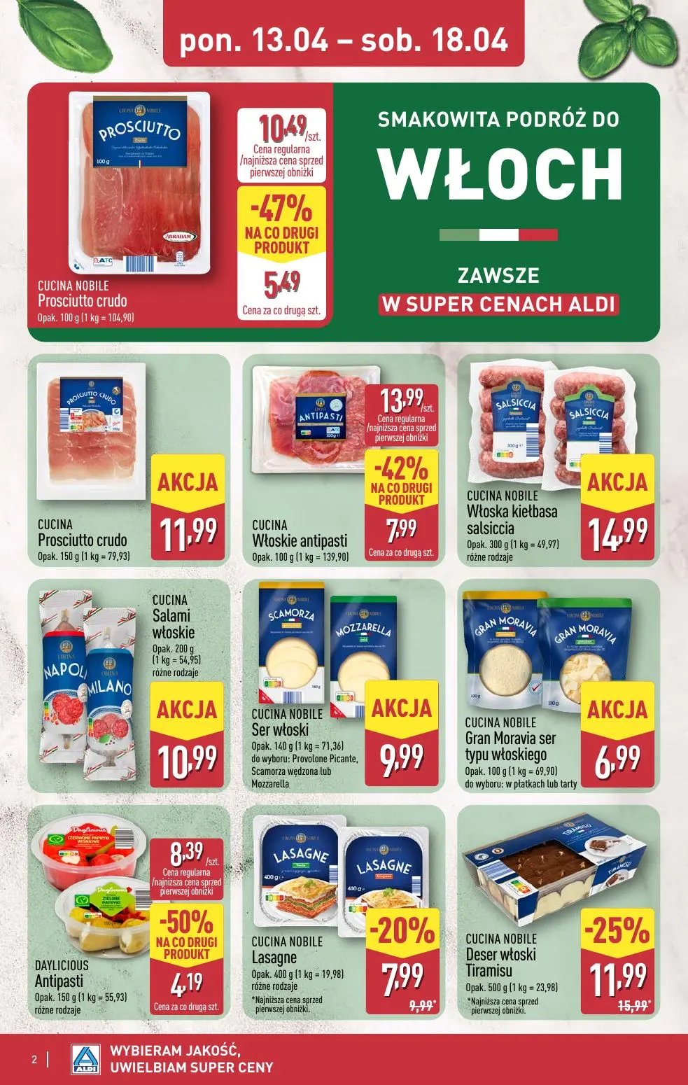 gazetka promocyjna ALDI Smakowita podróż do Włoch - Strona 2