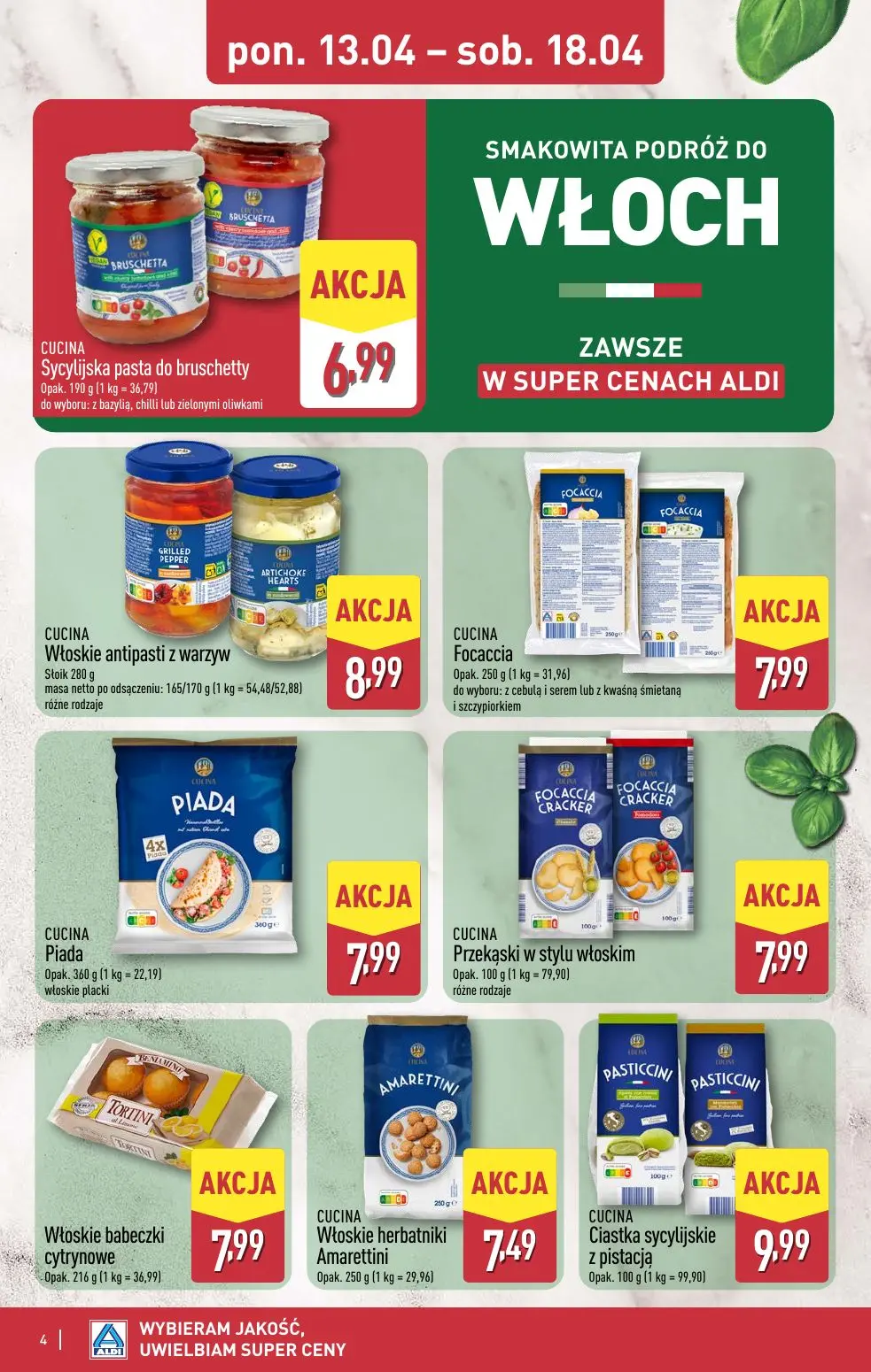 gazetka promocyjna ALDI Smakowita podróż do Włoch - Strona 4