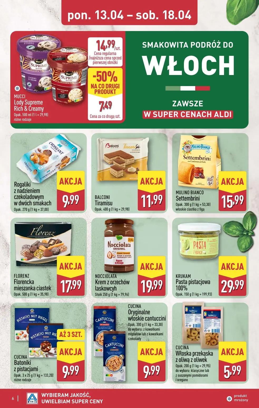 gazetka promocyjna ALDI Smakowita podróż do Włoch - Strona 6