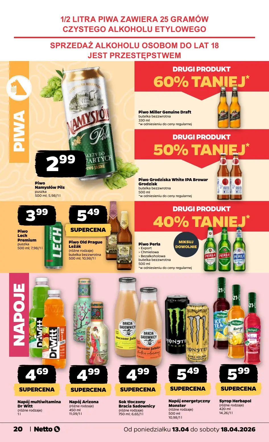 gazetka promocyjna NETTO Tanio i świeżo - Strona 20