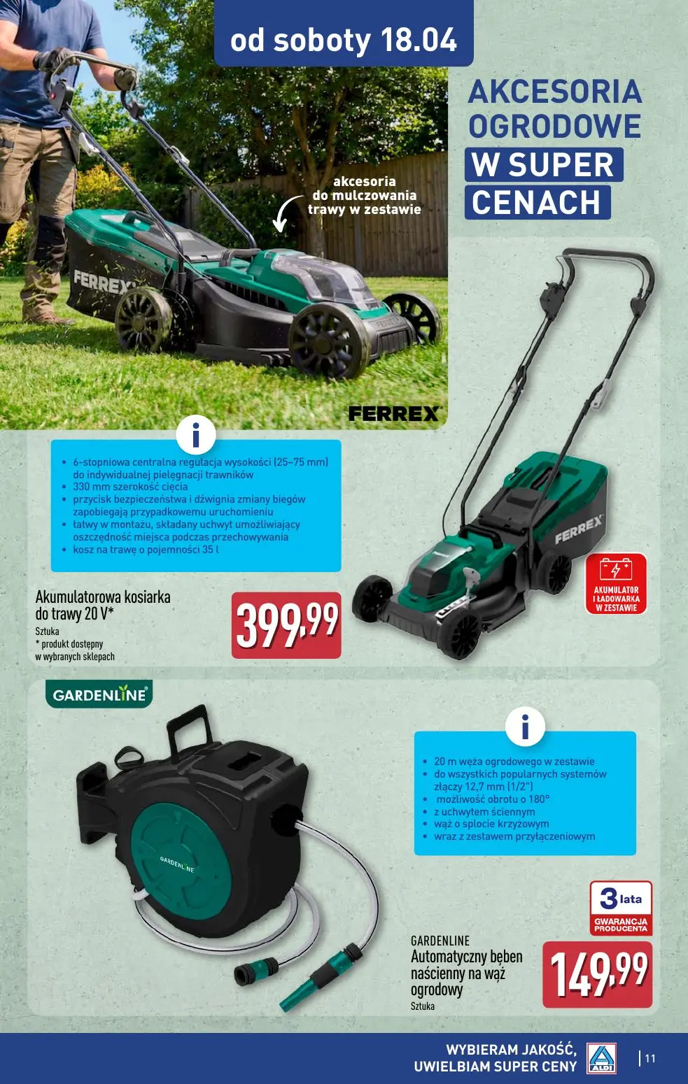 gazetka promocyjna ALDI Oferta od 15.04 - Strona 11