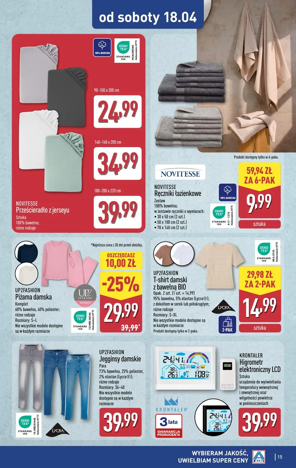 gazetka promocyjna ALDI Oferta od 15.04 - Strona 15