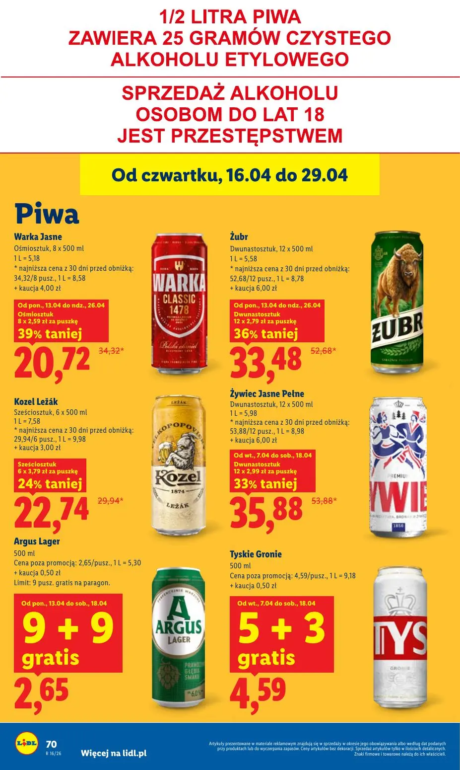 gazetka promocyjna LIDL Od czwartku - Strona 70