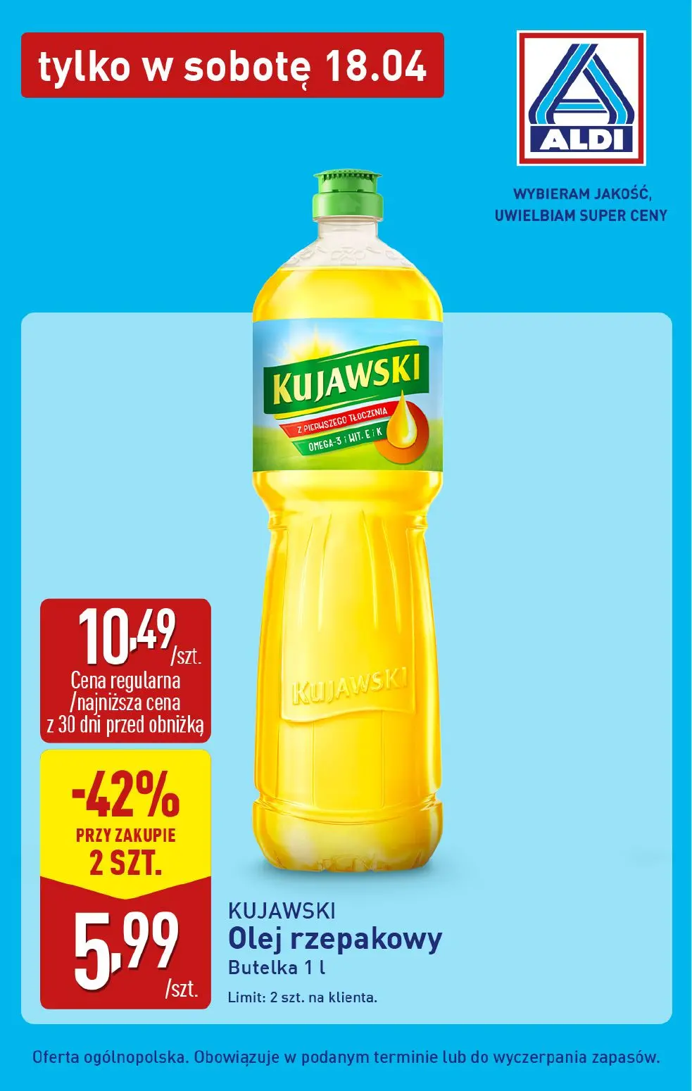 gazetka promocyjna ALDI Tylko w SOBOTĘ - Strona 3
