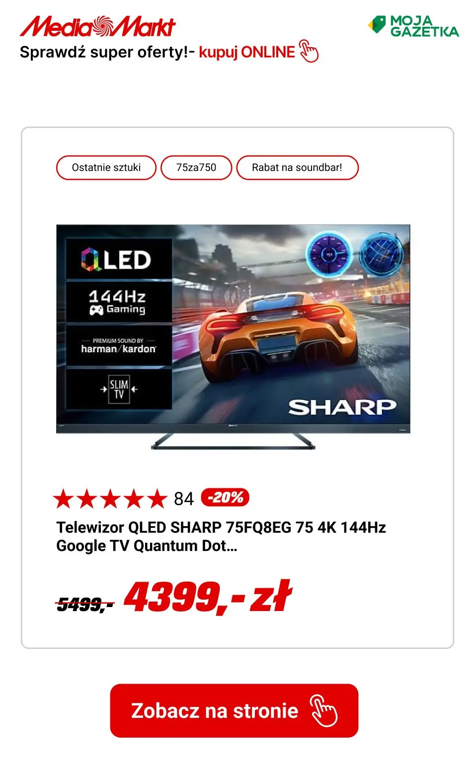 gazetka promocyjna Media Markt Sprawdź super oferty na produkty zanim kupi je ktoś inny! - Strona 3