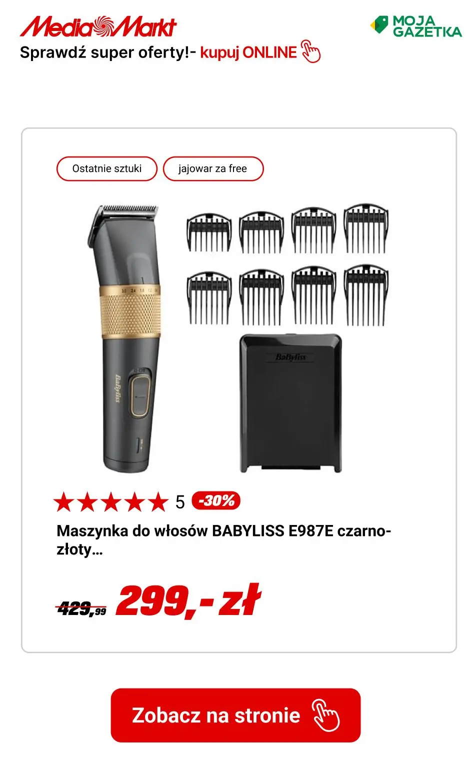 gazetka promocyjna Media Markt Sprawdź super oferty na produkty zanim kupi je ktoś inny! - Strona 10