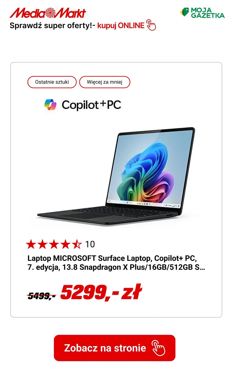 gazetka promocyjna Media Markt Sprawdź super oferty na produkty zanim kupi je ktoś inny! - Strona 14