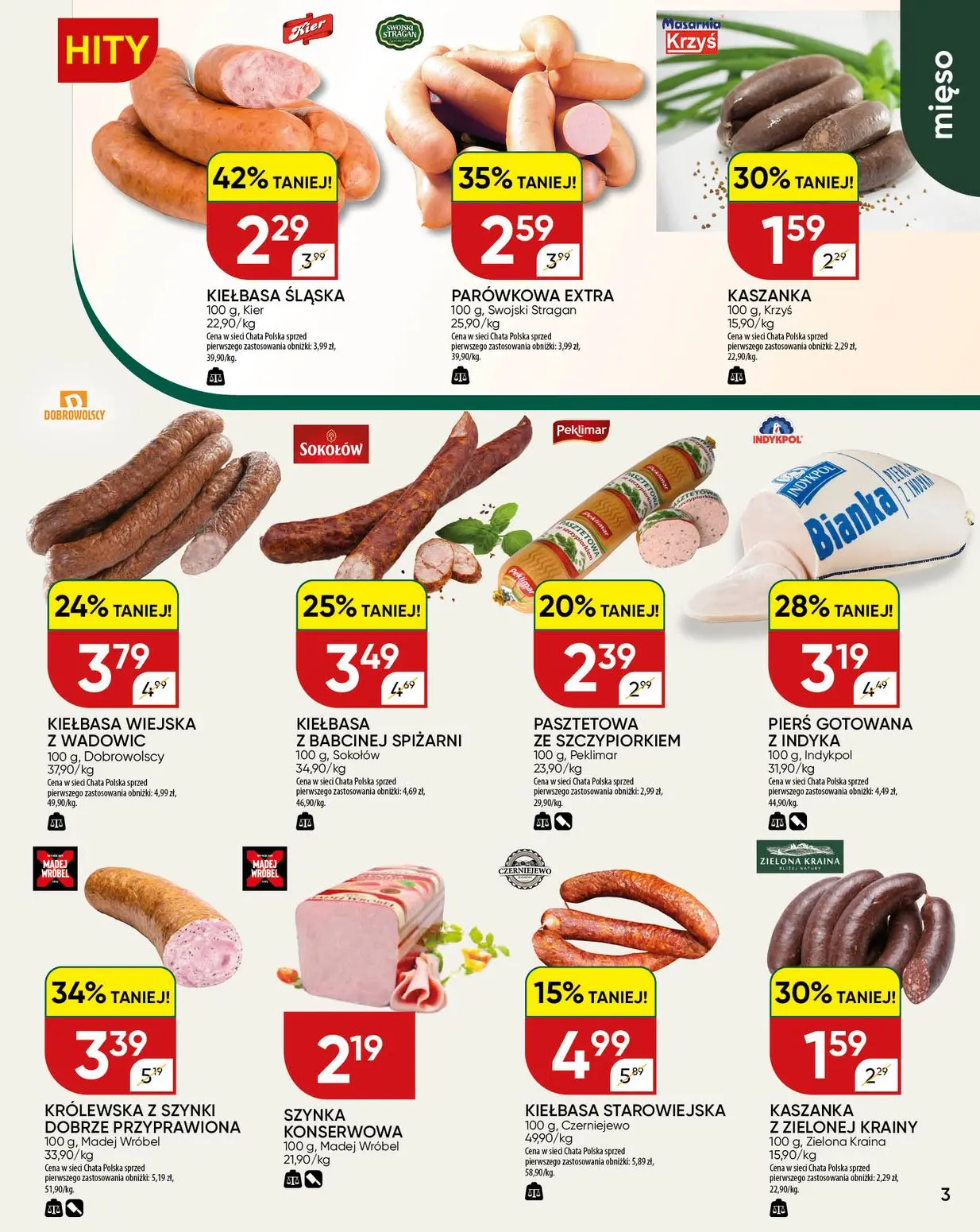 gazetka promocyjna Chata Polska Po mięso? Tylko do Chaty! - Strona 3