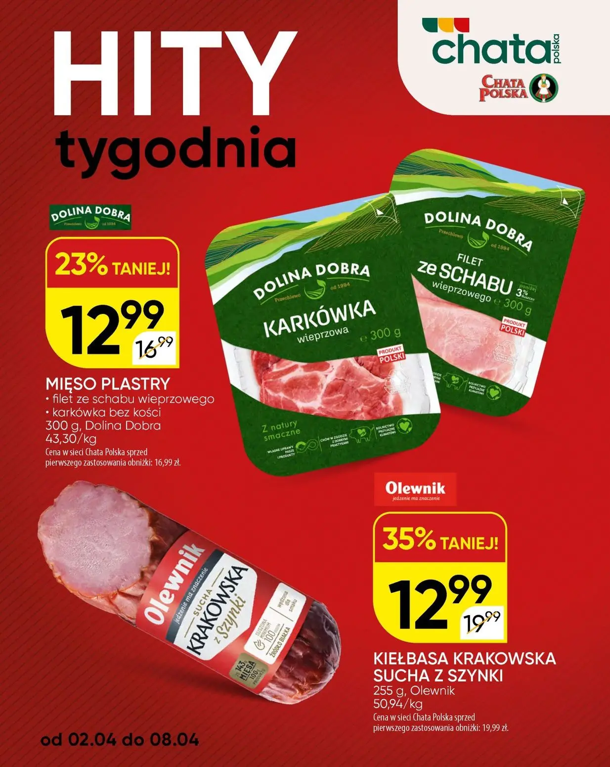 gazetka promocyjna Chata Polska Po mięso? Tylko do Chaty! - Strona 27