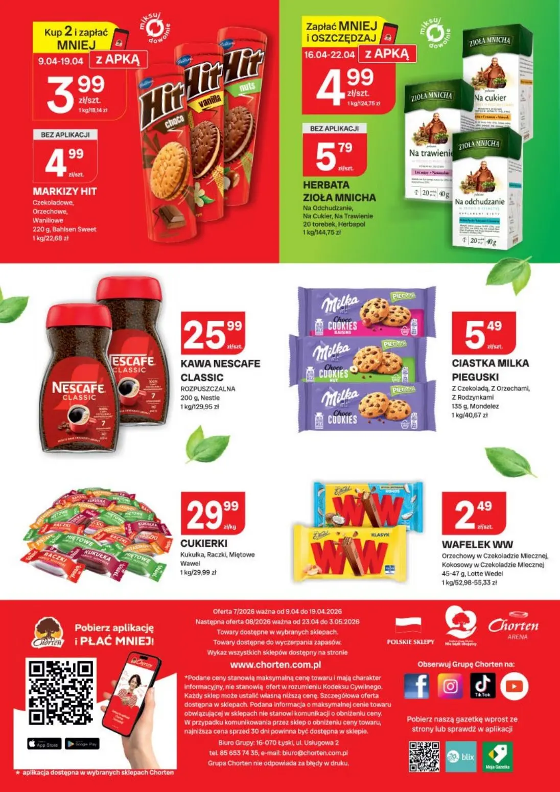 gazetka promocyjna Chorten Lubelskie, Łódzkie, Radom - market - Strona 8