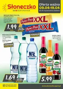 Gazetka promocyjna Słoneczko, ważna od 2026-04-09 do 2026-04-19.