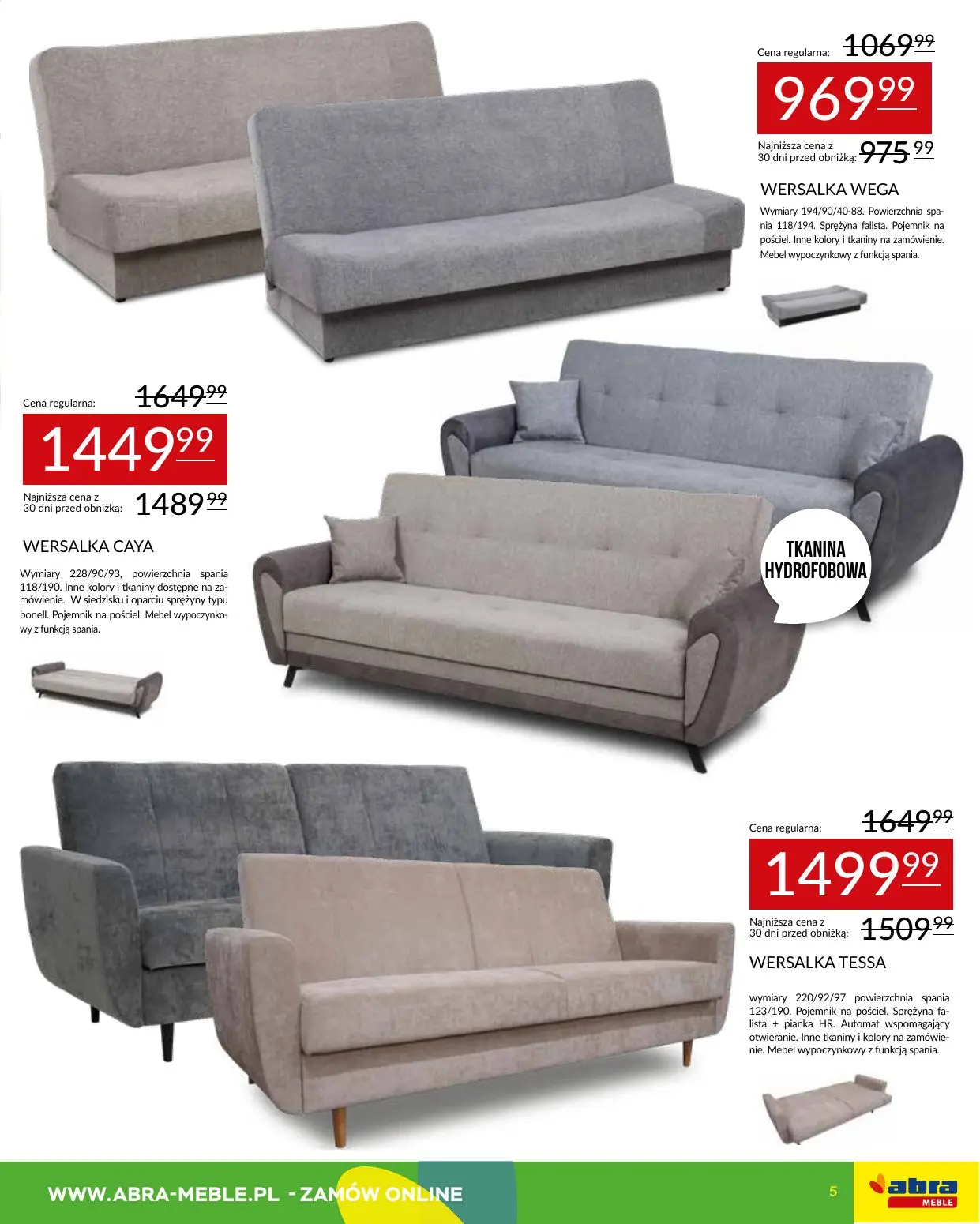 gazetka promocyjna abra meble  - Strona 5
