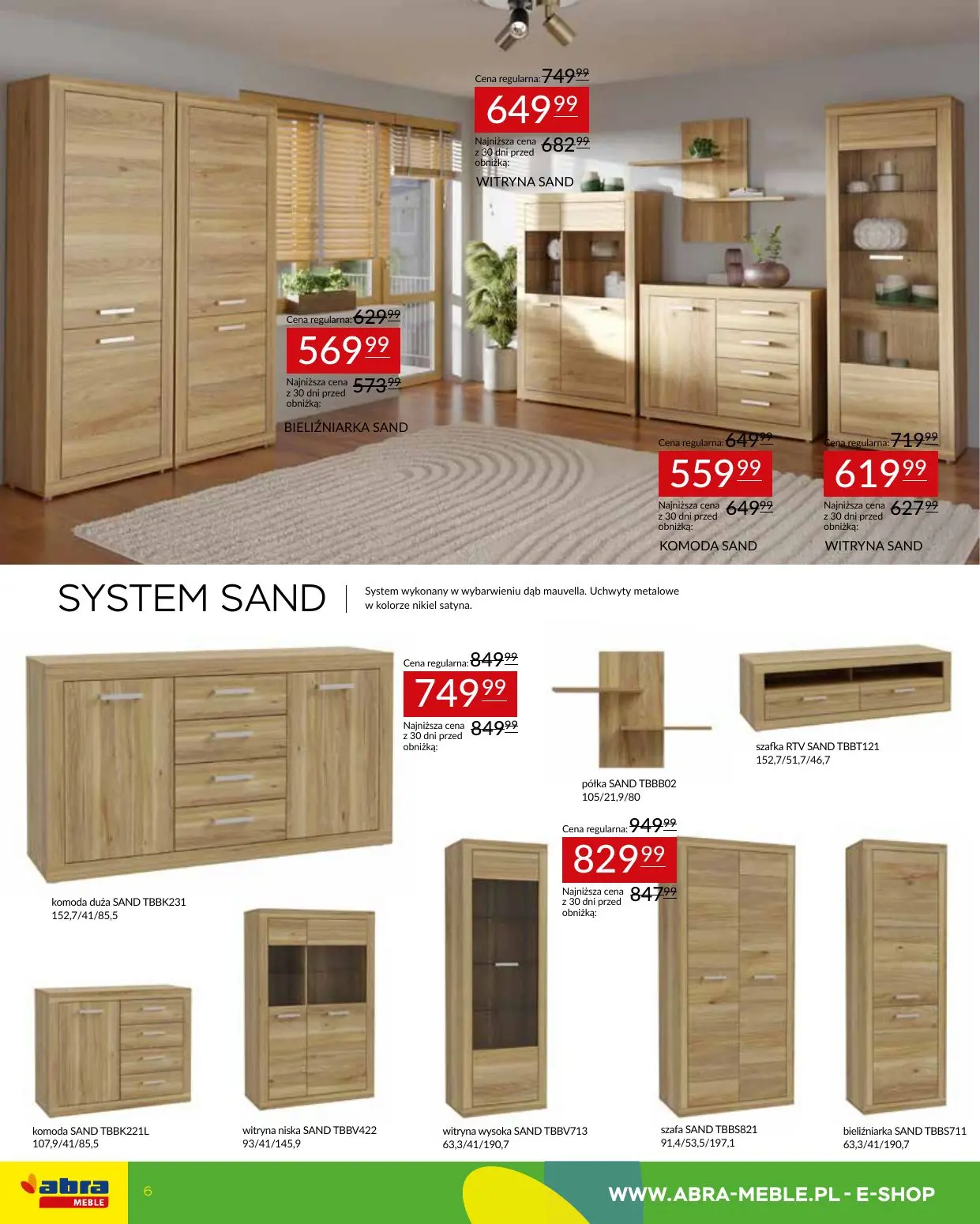 gazetka promocyjna abra meble  - Strona 6