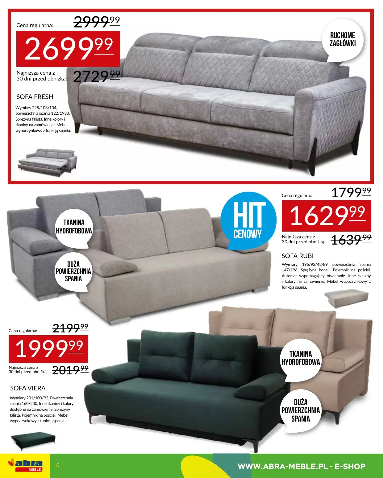 gazetka promocyjna abra meble  - Strona 8