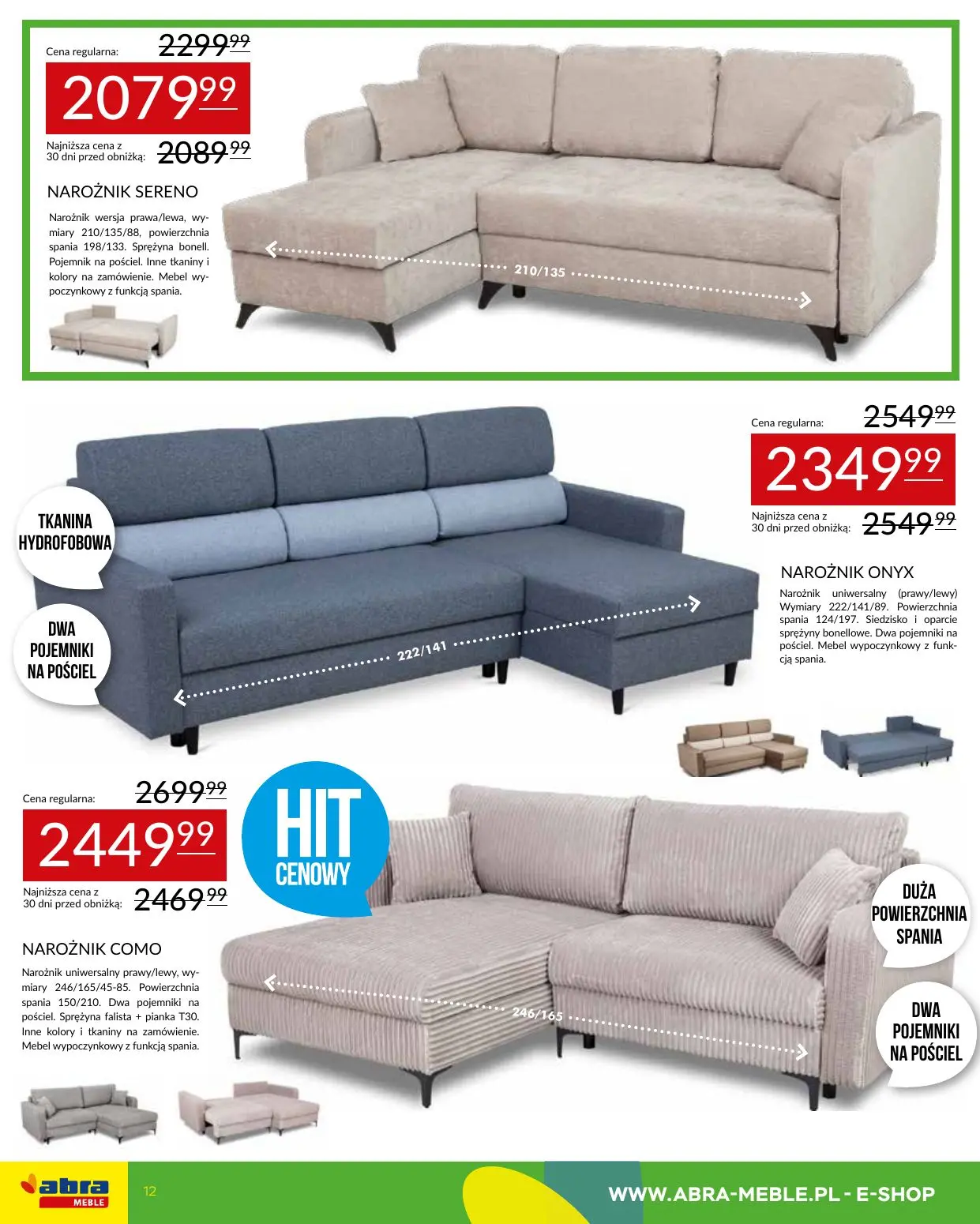gazetka promocyjna abra meble  - Strona 12