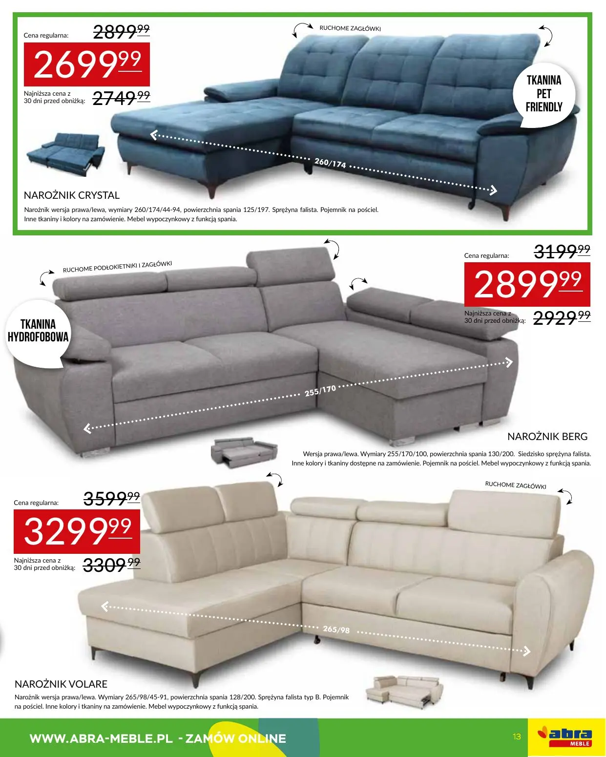 gazetka promocyjna abra meble  - Strona 13