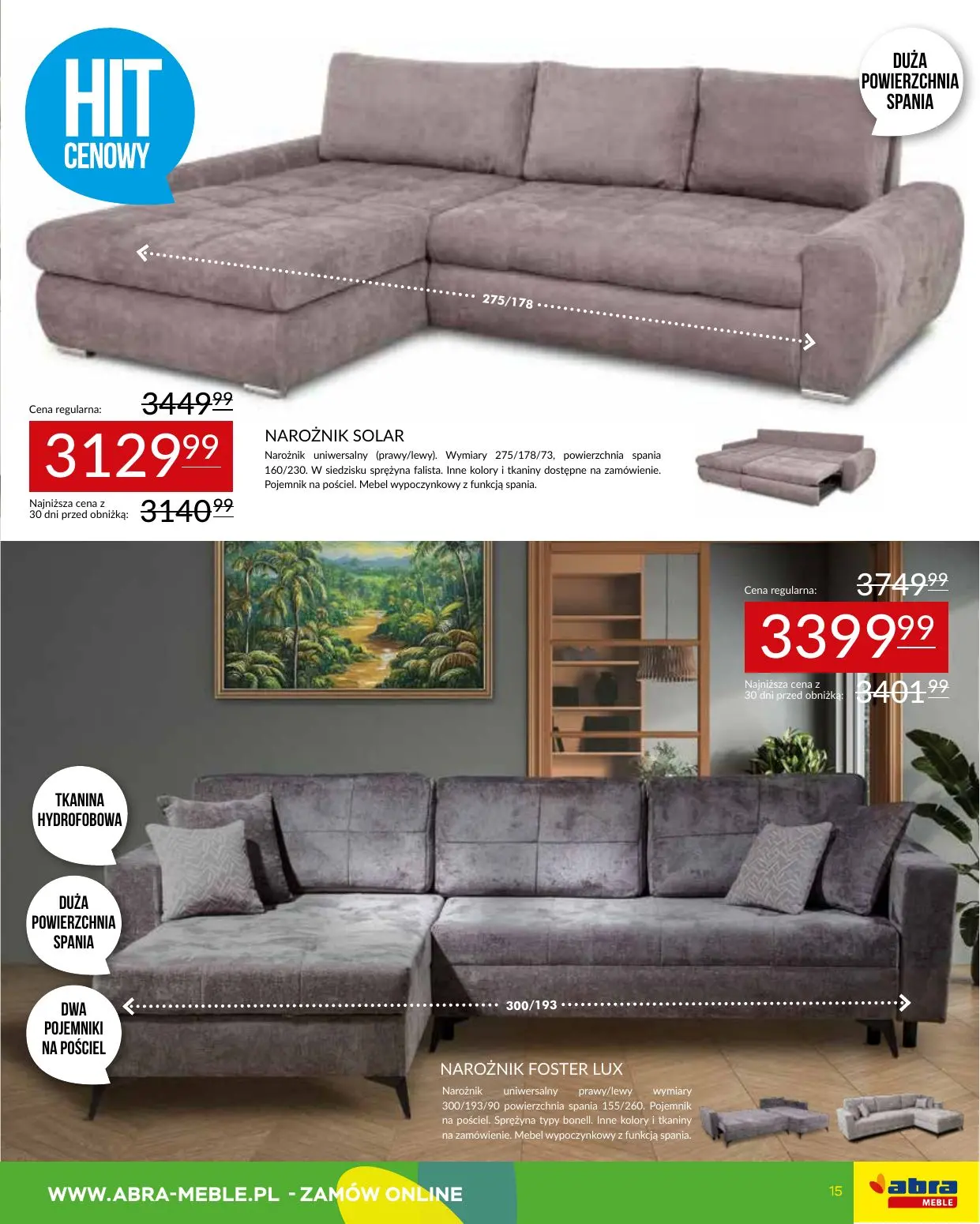 gazetka promocyjna abra meble  - Strona 15