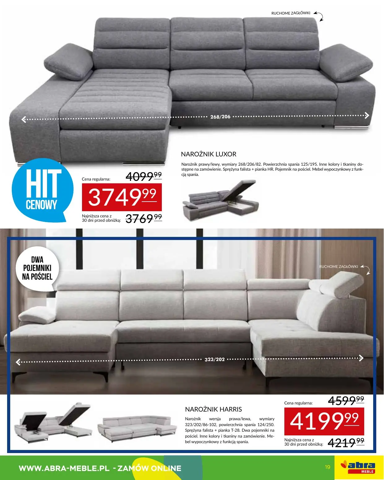 gazetka promocyjna abra meble  - Strona 19