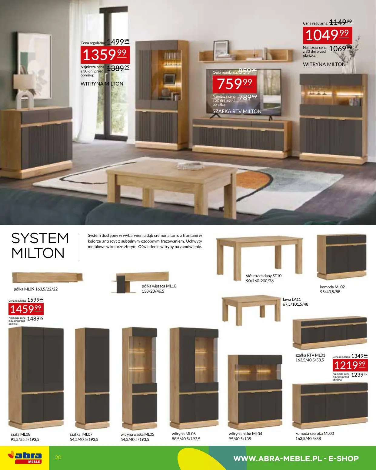 gazetka promocyjna abra meble  - Strona 20