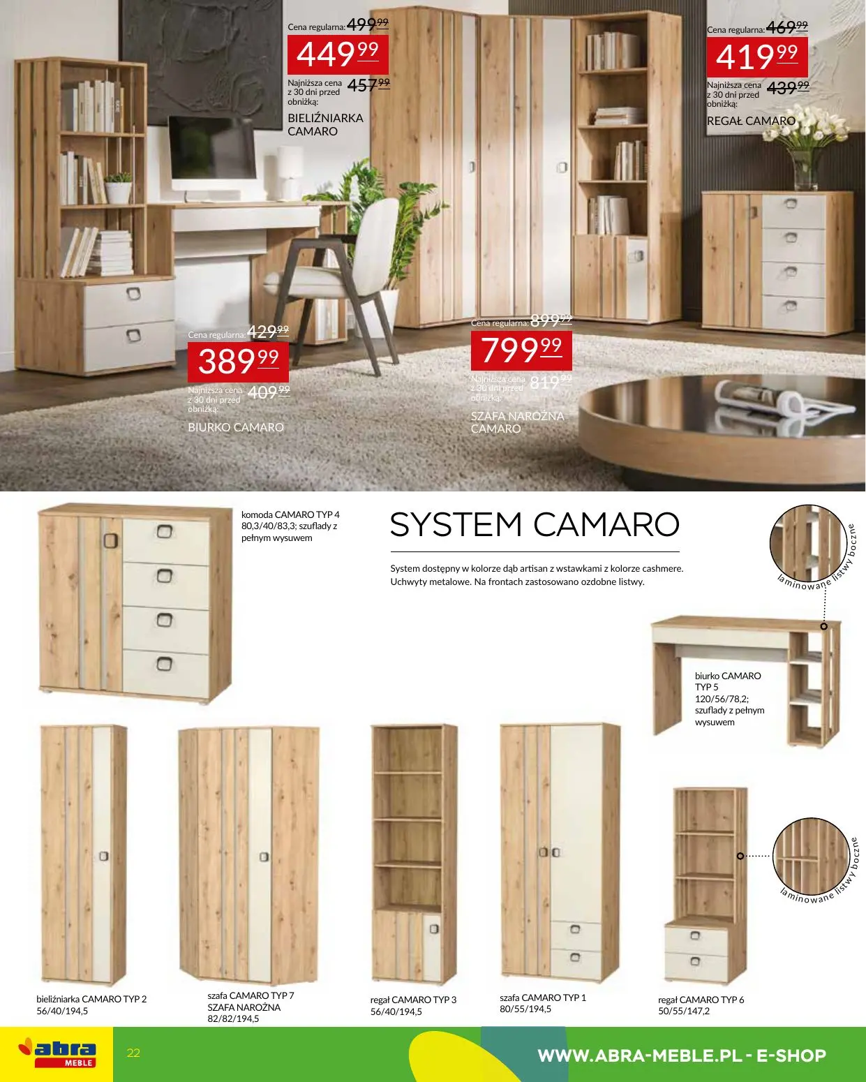 gazetka promocyjna abra meble  - Strona 22