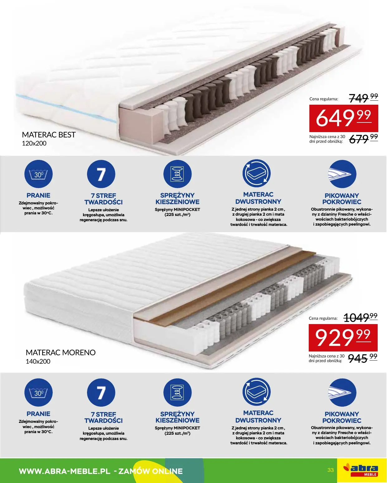 gazetka promocyjna abra meble  - Strona 33