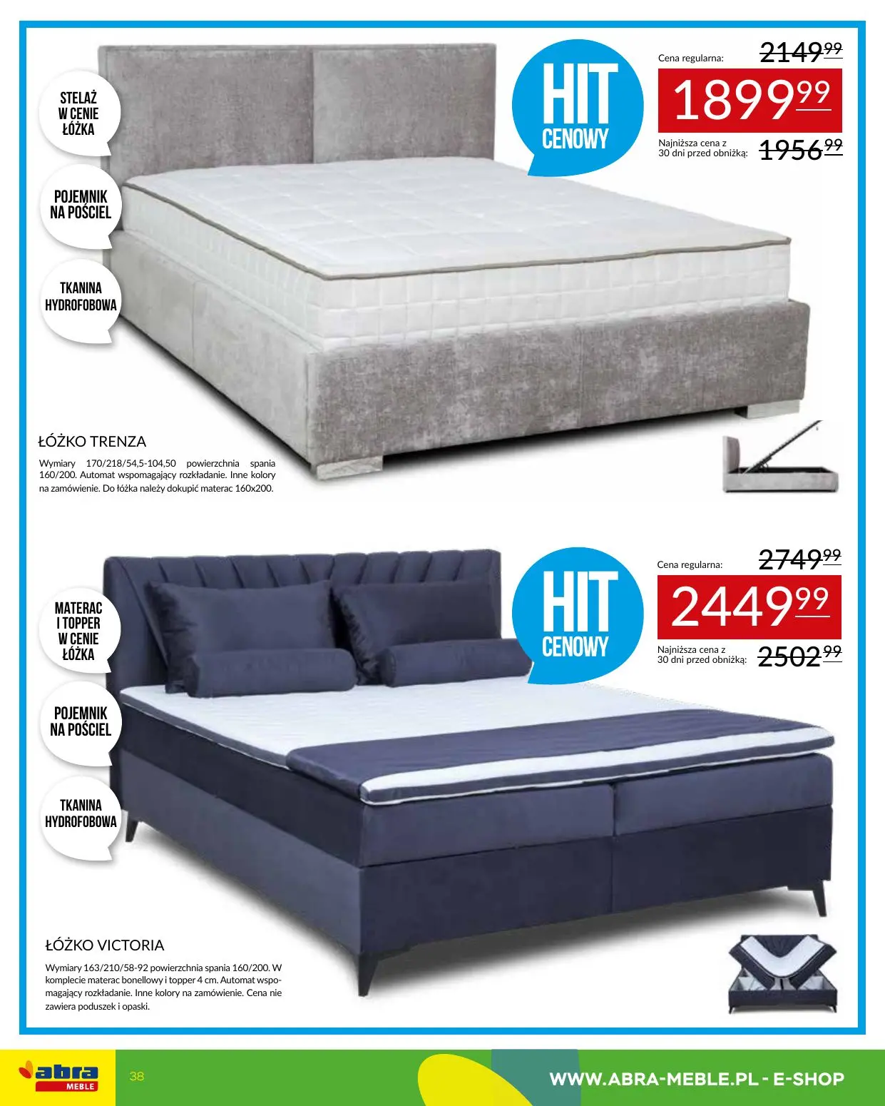 gazetka promocyjna abra meble  - Strona 38