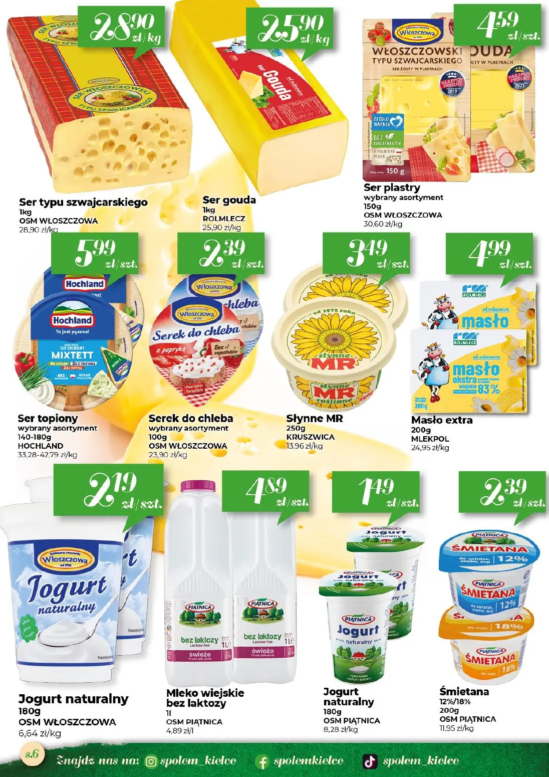 gazetka promocyjna Społem Kielce  - Strona 6