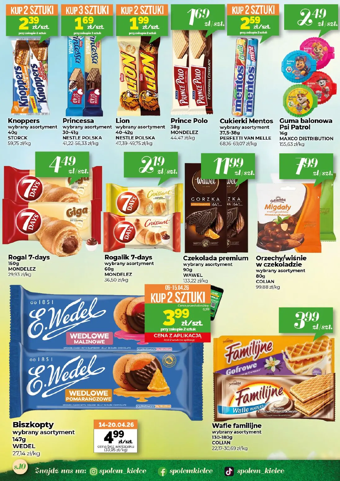 gazetka promocyjna Społem Kielce  - Strona 10