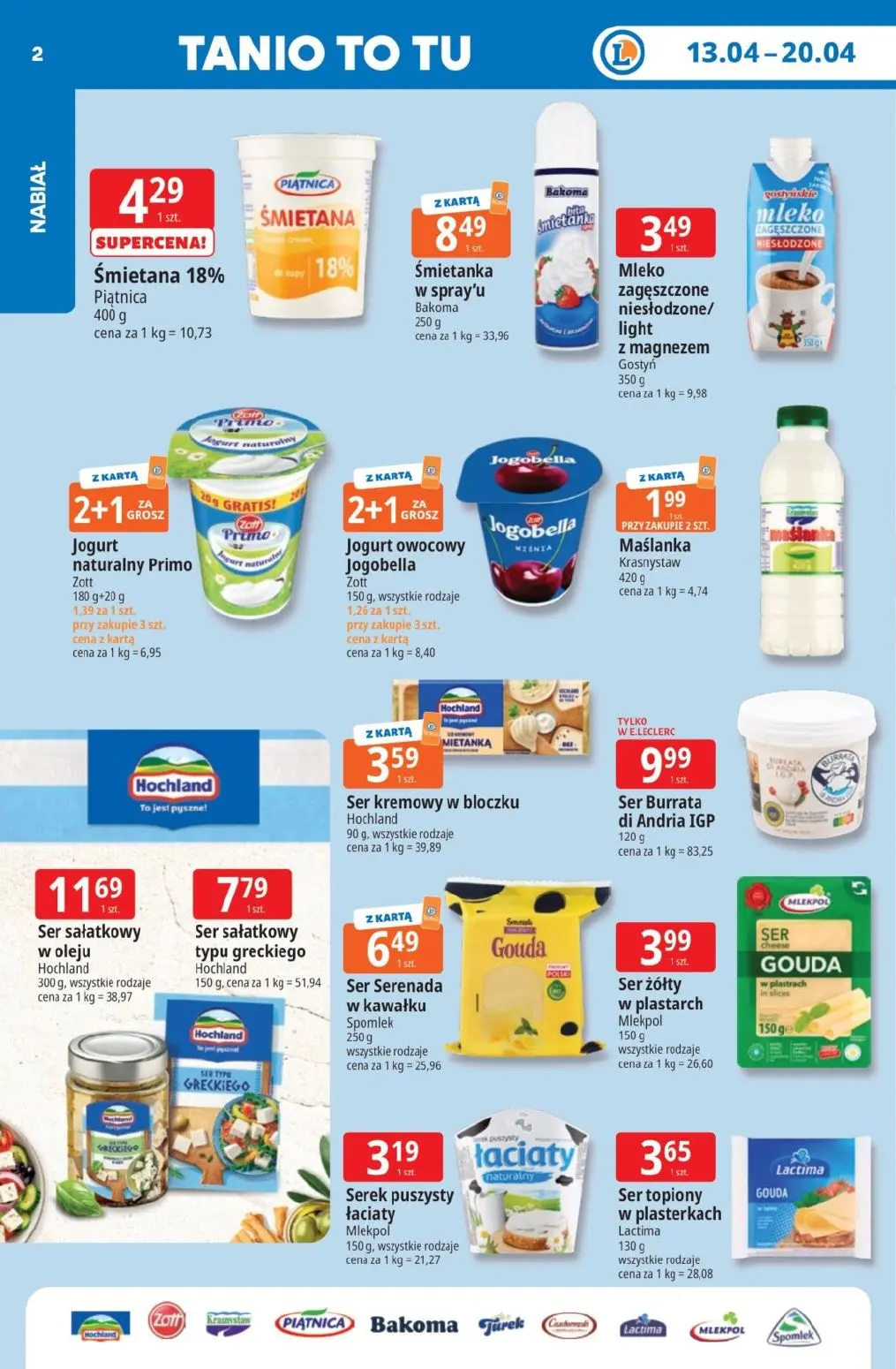 gazetka promocyjna E.Leclerc Tanio to tu - Strona 2