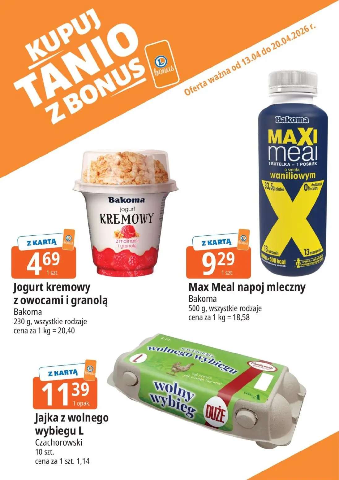 gazetka promocyjna E.Leclerc Kupuj tanio z bonusem - Strona 3