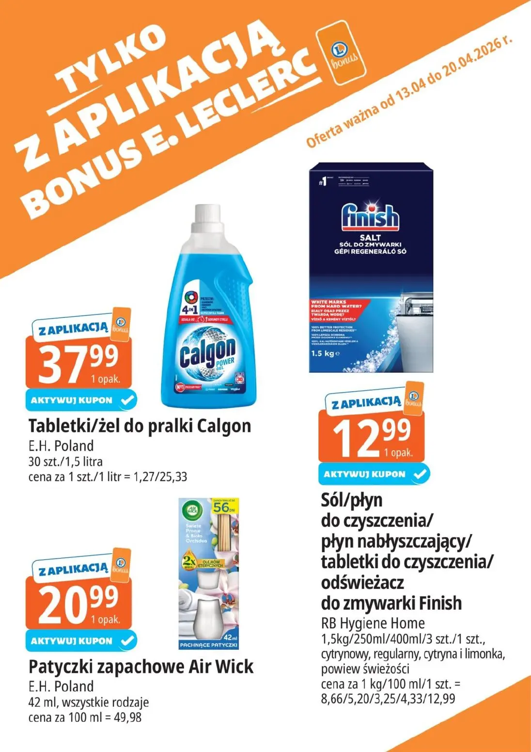 gazetka promocyjna E.Leclerc Kupuj tanio z bonusem - Strona 12