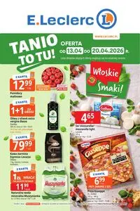 Gazetka promocyjna E.Leclerc, ważna od 2026-04-13 do 2026-04-20.