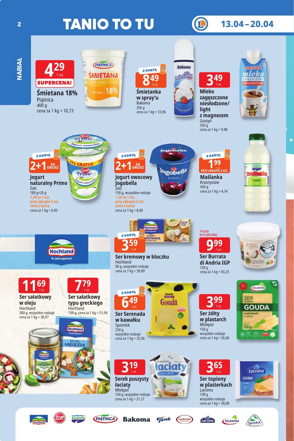 gazetka promocyjna E.Leclerc Tanio to tu - Strona 2