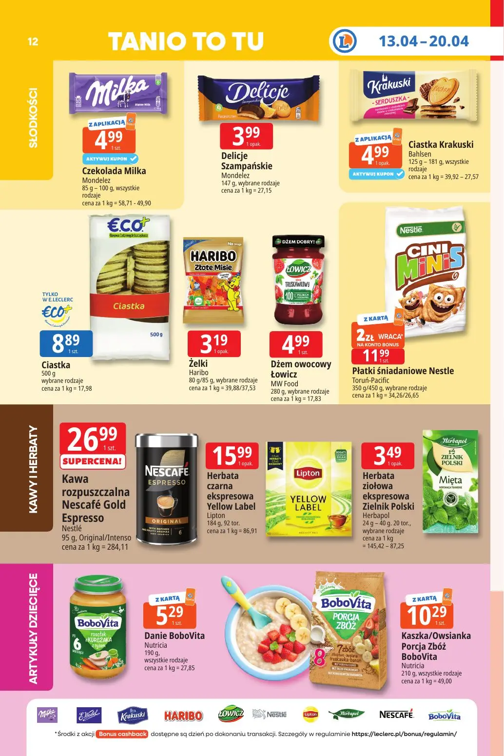 gazetka promocyjna E.Leclerc Tanio to tu - Strona 12
