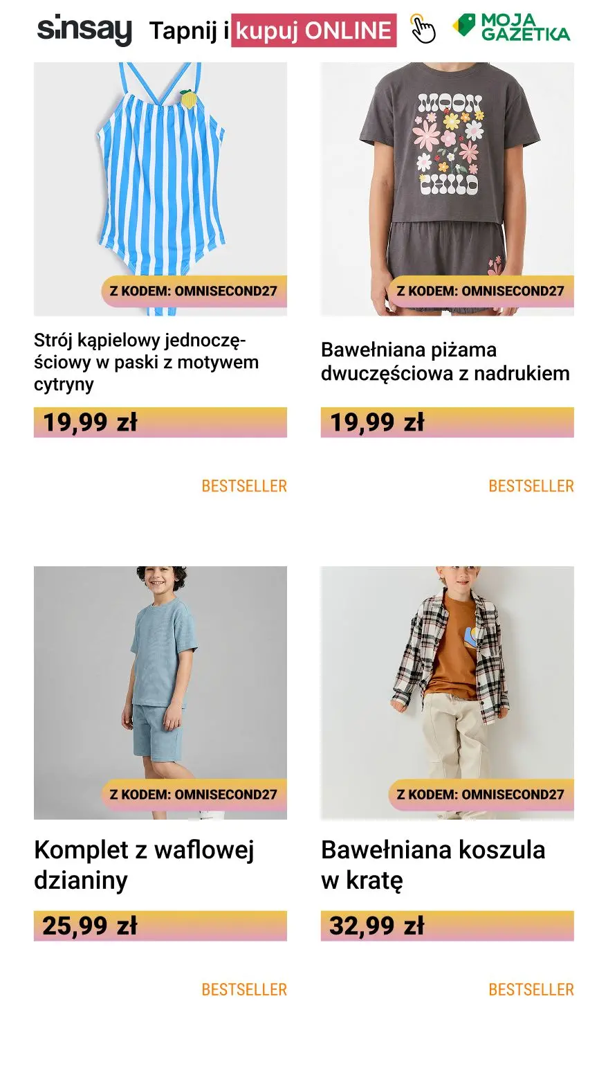 gazetka promocyjna Sinsay 💛 [-27%] na KAŻDY drugi, tańszy produkt  - Strona 10