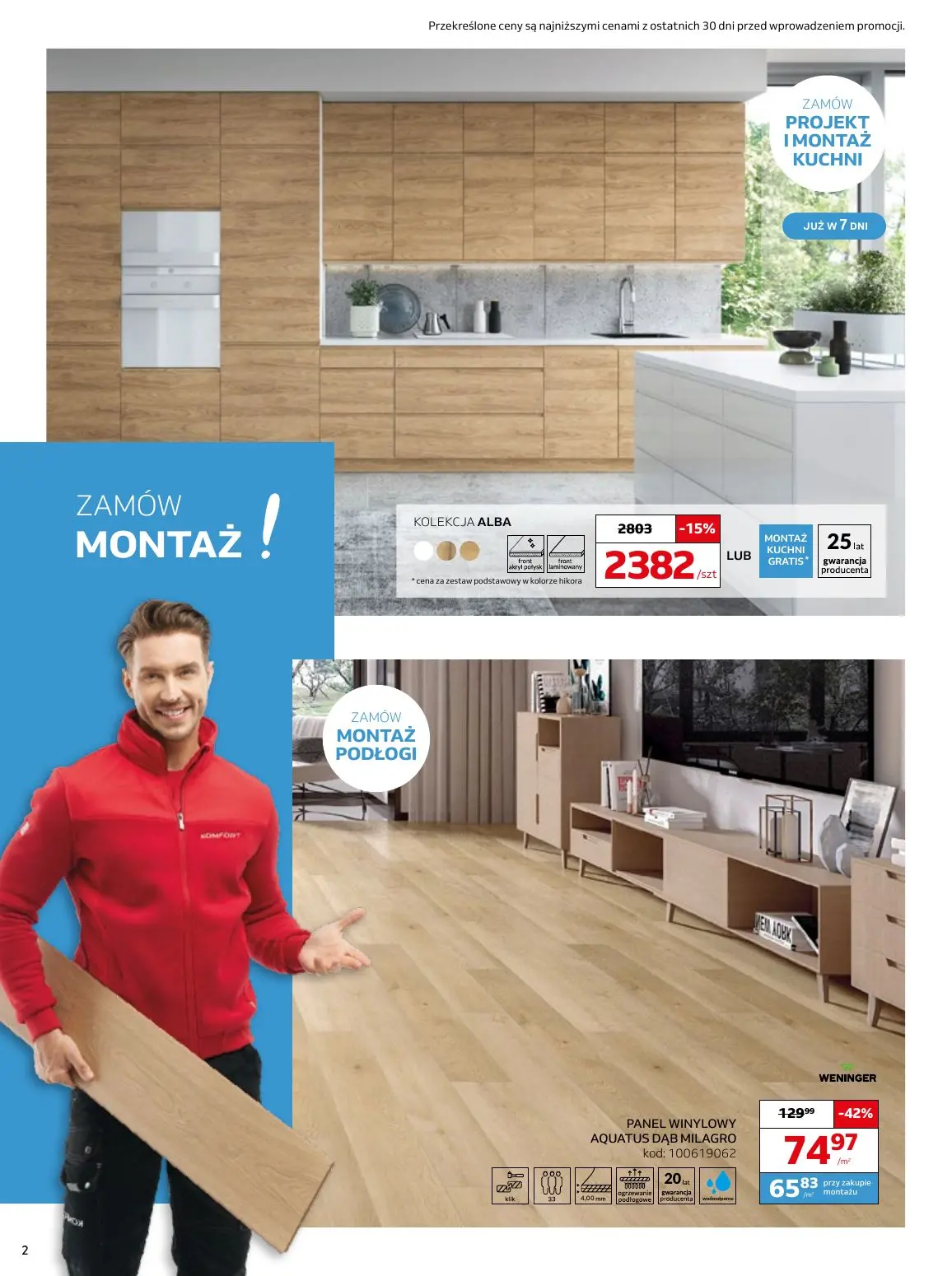 gazetka promocyjna KOMFORT Obudź staysfakcję na wiosnę - Strona 2