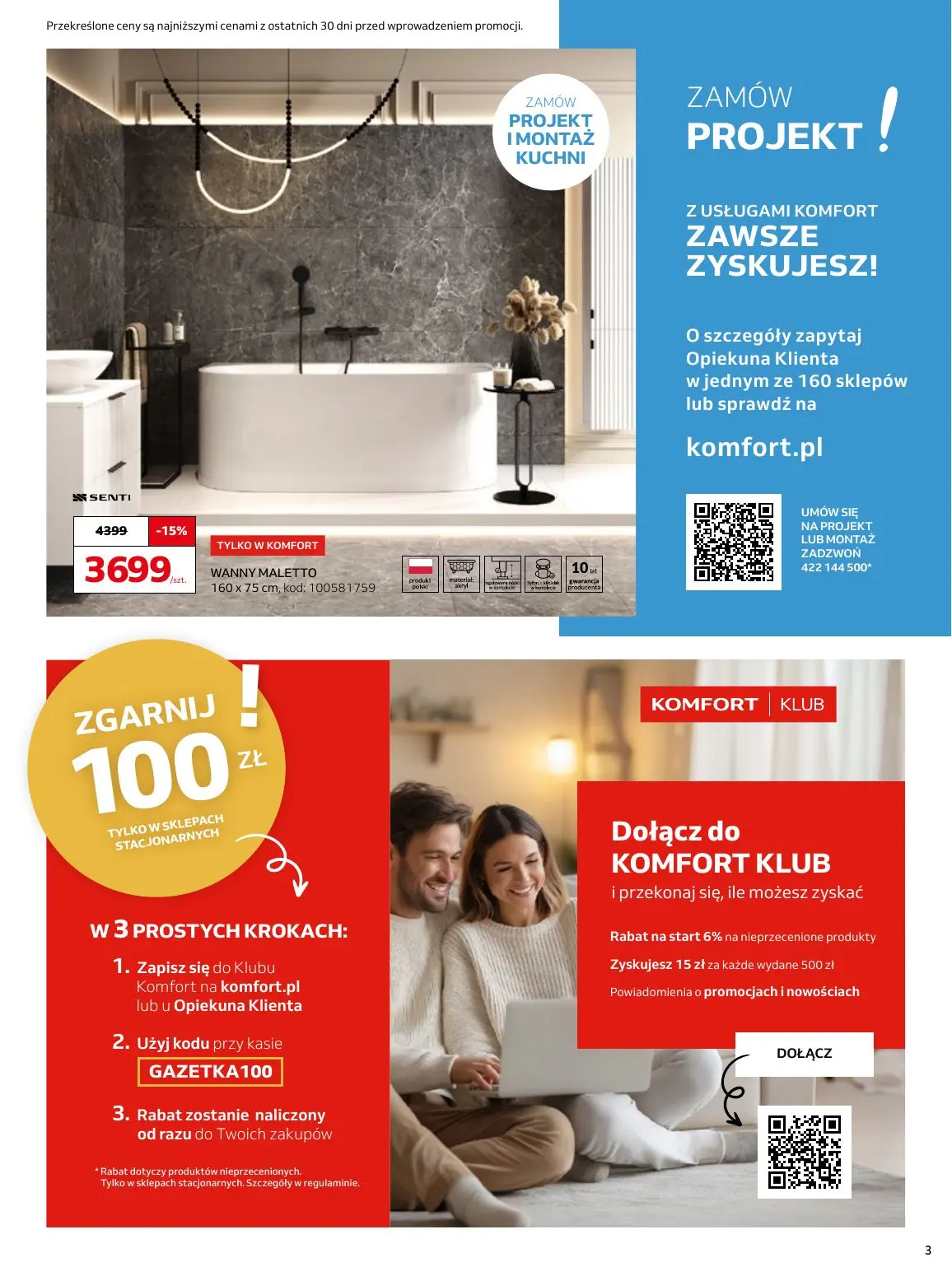 gazetka promocyjna KOMFORT Obudź staysfakcję na wiosnę - Strona 3