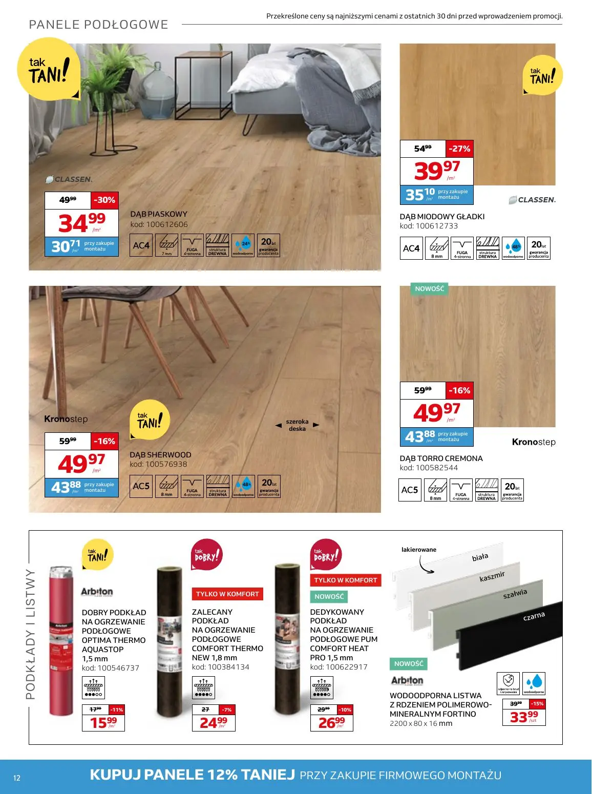 gazetka promocyjna KOMFORT Obudź staysfakcję na wiosnę - Strona 12