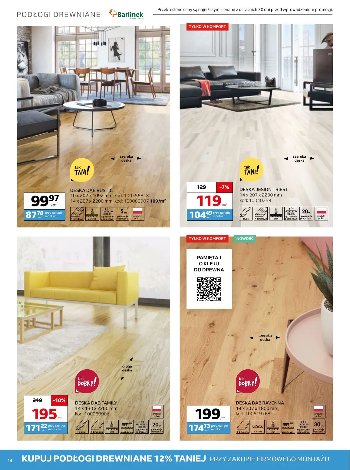 gazetka promocyjna KOMFORT Obudź staysfakcję na wiosnę - Strona 14