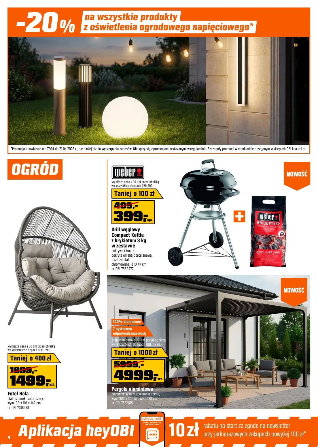 gazetka promocyjna OBI Stworzone do spędzania czasu w ogrodzie - Strona 4