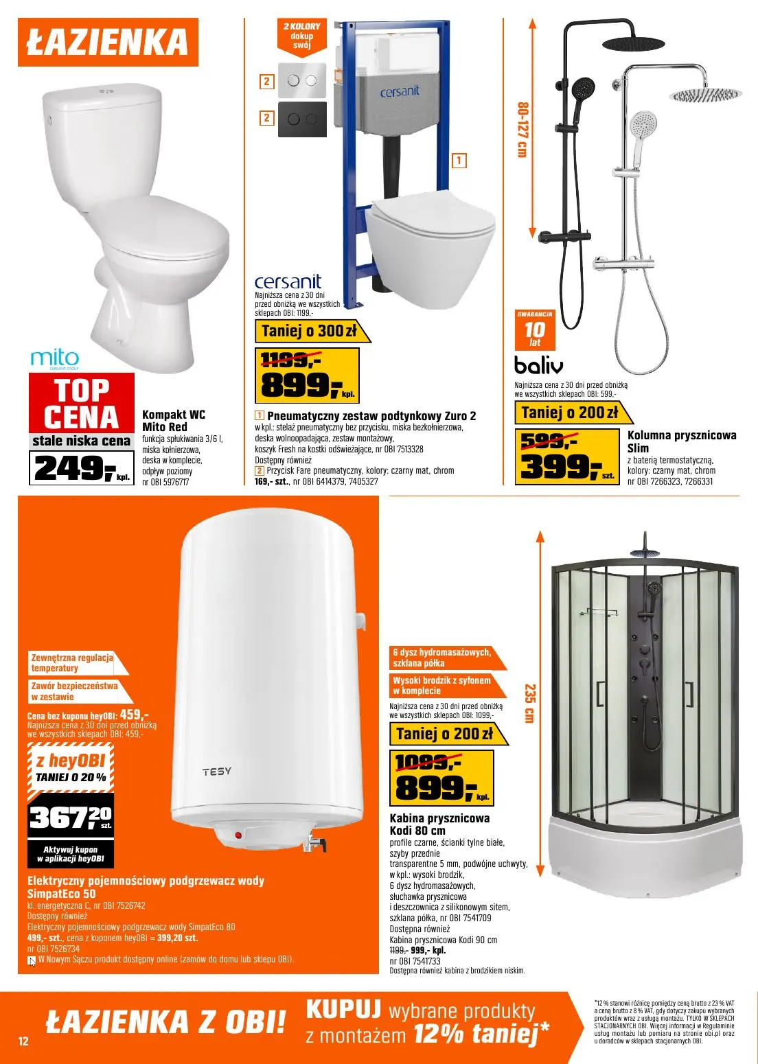 gazetka promocyjna OBI Stworzone do spędzania czasu w ogrodzie - Strona 12