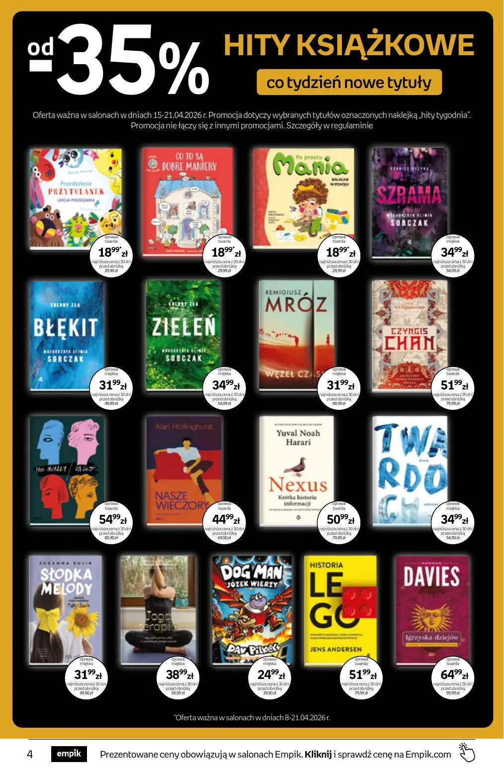 gazetka promocyjna Empik Tom kultury - Strona 4